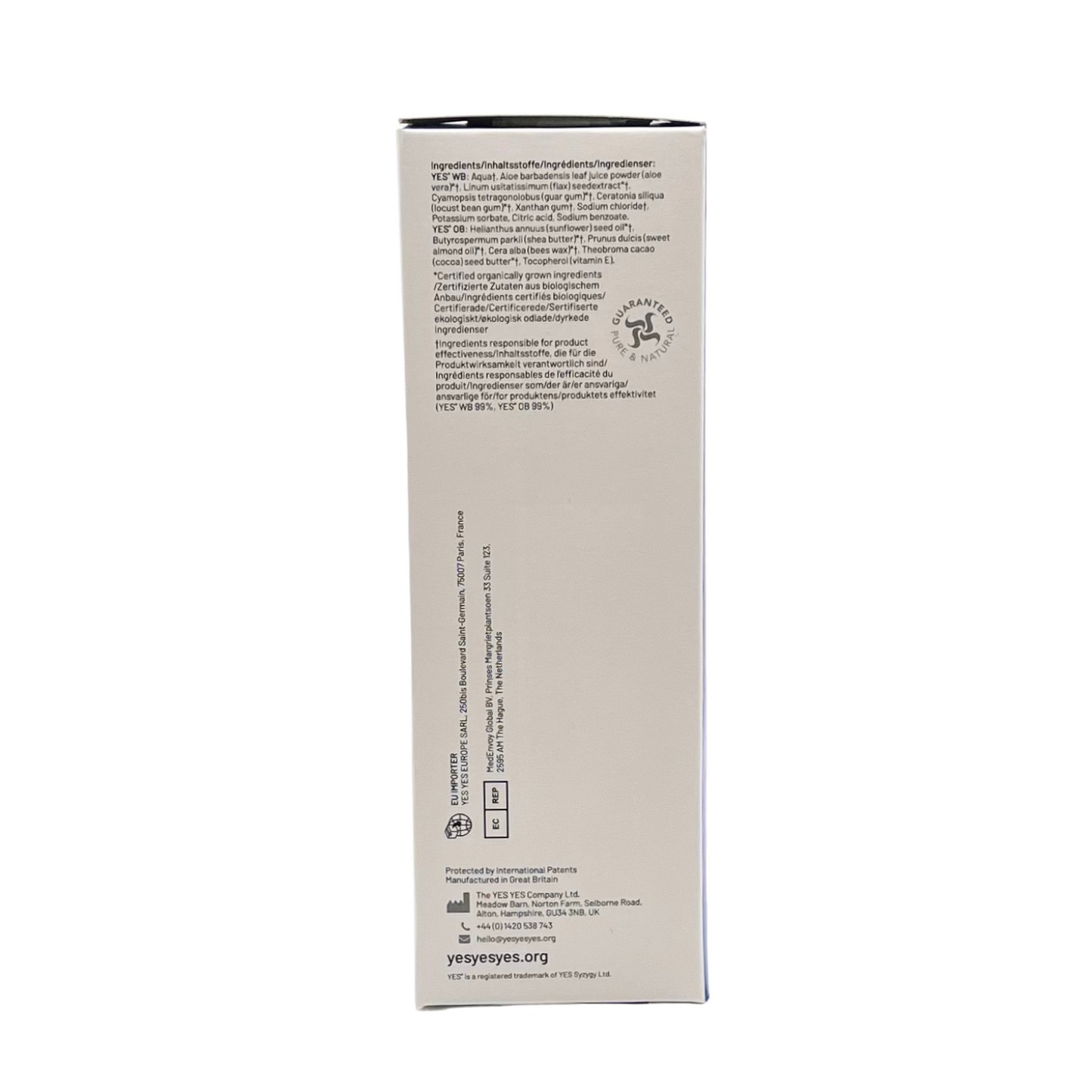 DG (Double Glide) WB Water Based and OB Plant-Oil Based