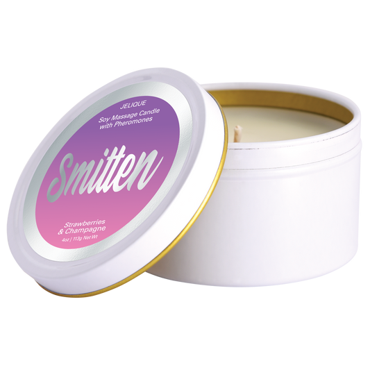 MOOD CANDLES PHEROMONE SOY MASSAGE CANDLES STRAWBERRY & CHAMPAGNE 4OZ | 113G