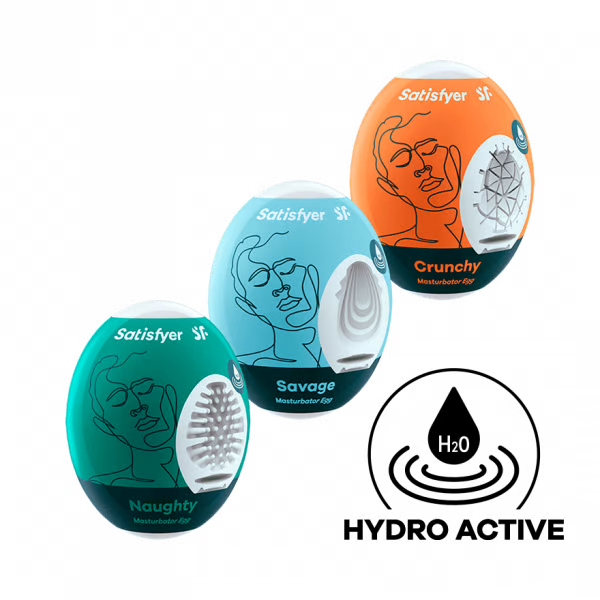 MASTURBATOR EGG 3ER SET (NAUGHTY, 